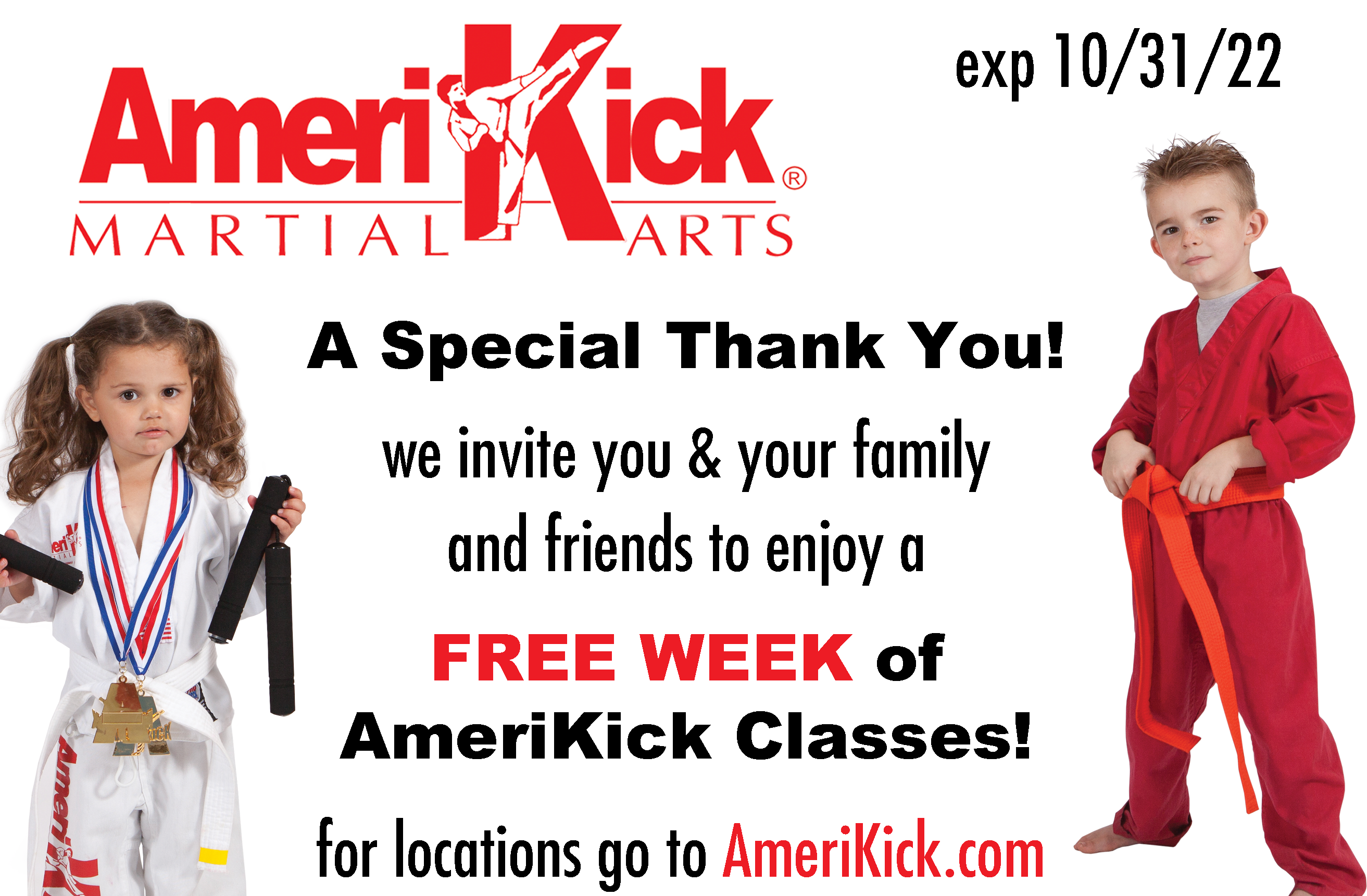 Amerikick.com  free-week AMERIKICK LESSONS IN LIFE SINCE 1967 